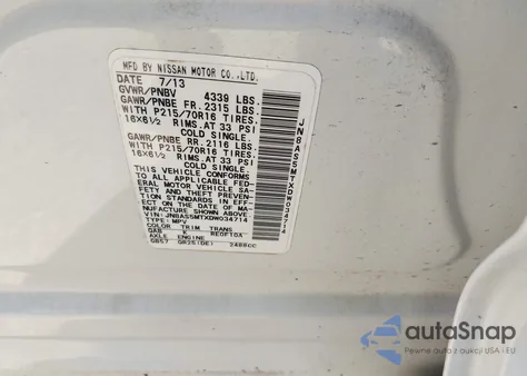 2013 Nissan Rogue S from USA, damaged, VIN JN8AS5MTXDW034714